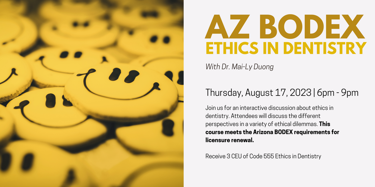 AZ BODEX Ethics in Dentistry CertifySimple